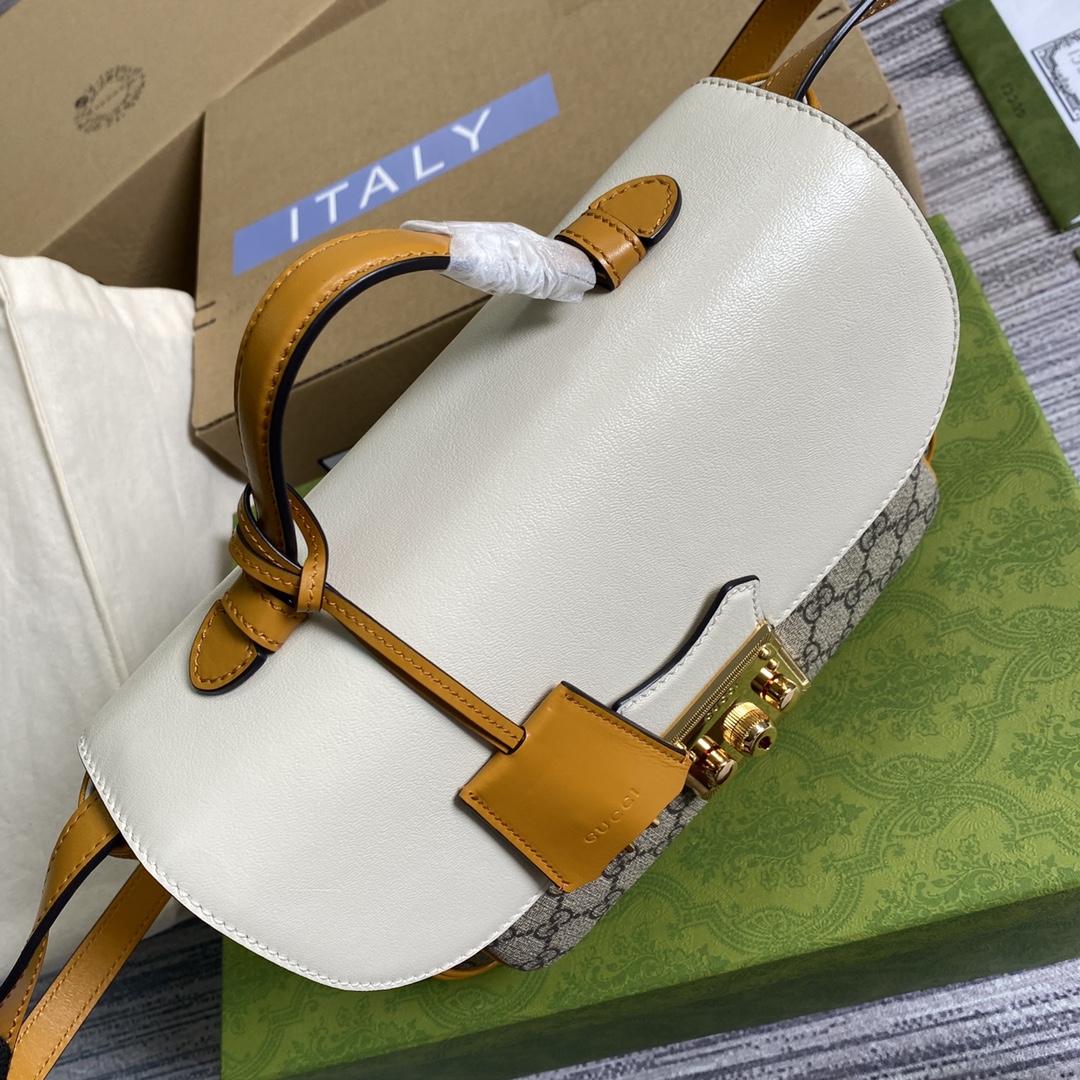 Gucci Padlock Small Shoulder Bag ?644527 White